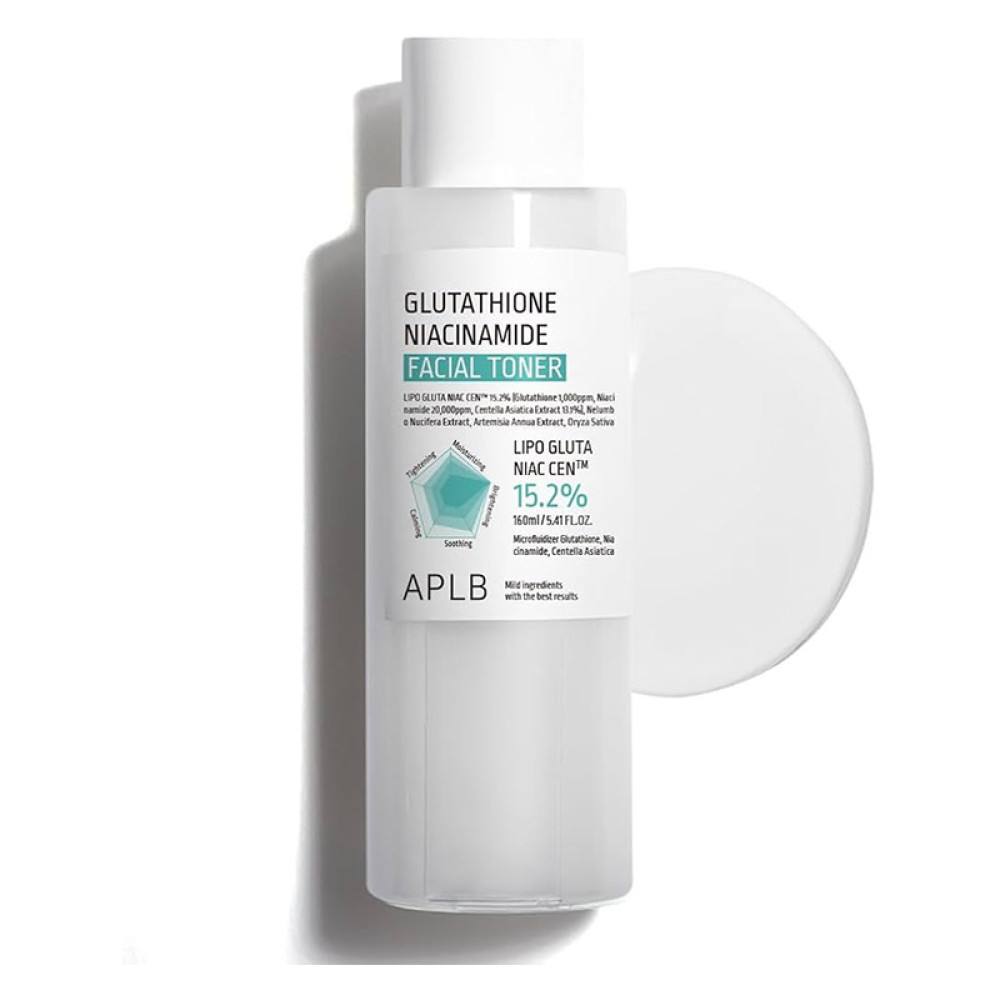 APLB Тонер с глутатионом и ниацинамидом GLUTATHIONE NIACINAMIDE FACIAL TONER 160мл - фото