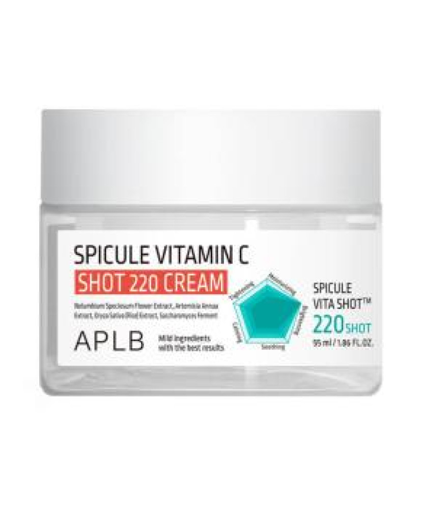 APLB Крем для лица со спикулами и витамином С Spicule Vitamin C Shot 220 Cream 55мл - фото