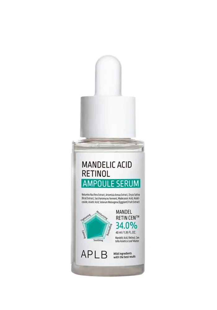 APLB Сыворотка с ретинолом и миндальной кислотой MANDELIC ACID RETINOL AMPOULE SERUM 40мл - фото