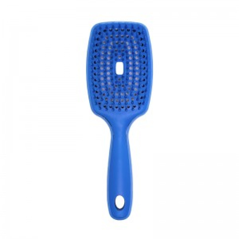 SOLOMEYA Расческа вентилируемая для волос Vented Hair Brush Blue Синяя - фото2