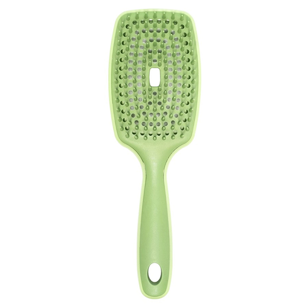 SOLOMEYA Расческа вентилируемая для волос Vented Hair Brush Green Зеленая - фото2
