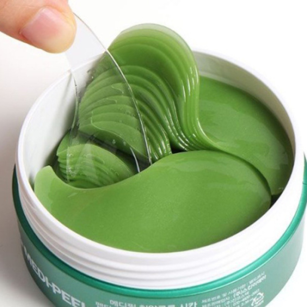 Патчи гидрогелевые УСПОКАИВАЮЩИЕ с пептидами MEDI-PEEL Hyaluronic Cica Peptide 9 Ampoule Eye Patch 60 шт - фото2