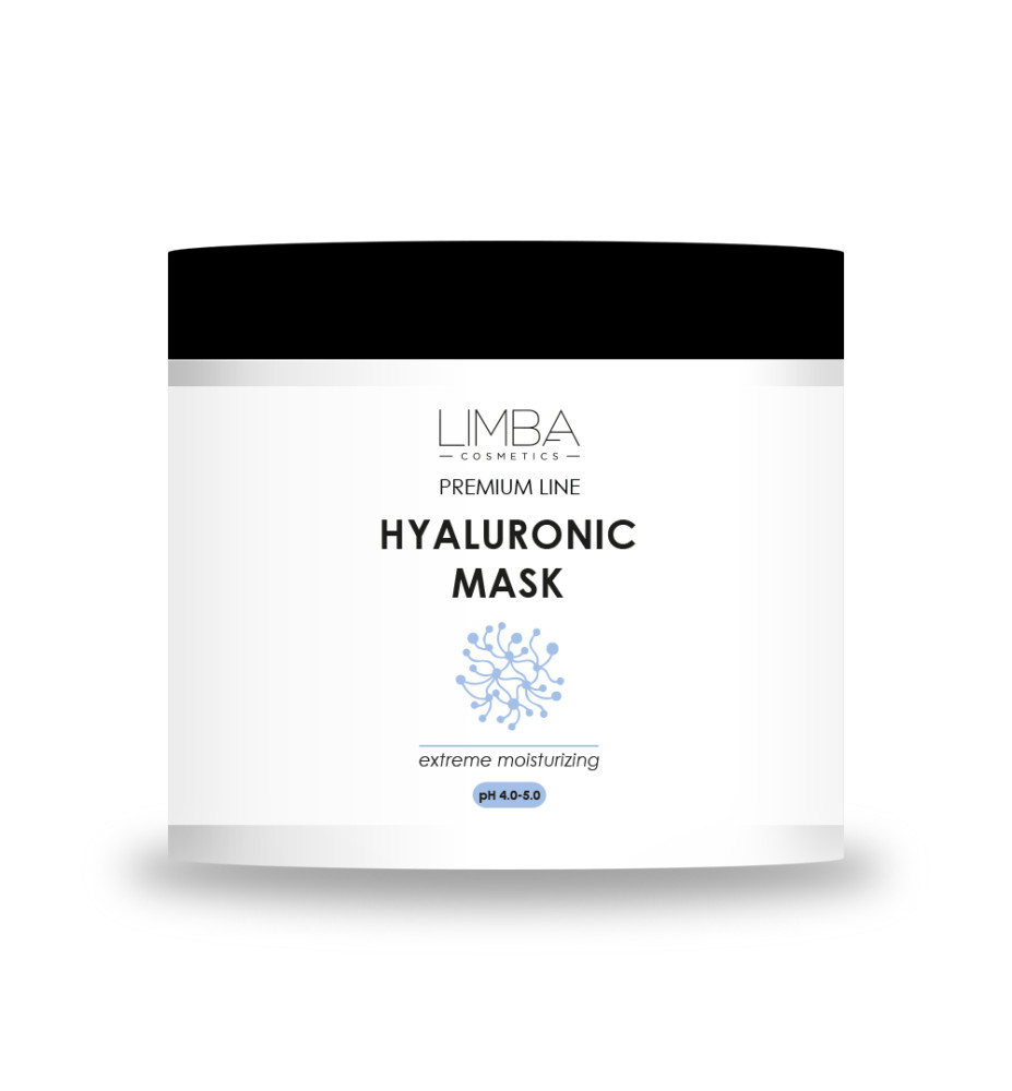Увлажняющая маска для волос Limba Cosmetics Premium Line Hyaluronic mask  490гр - фото