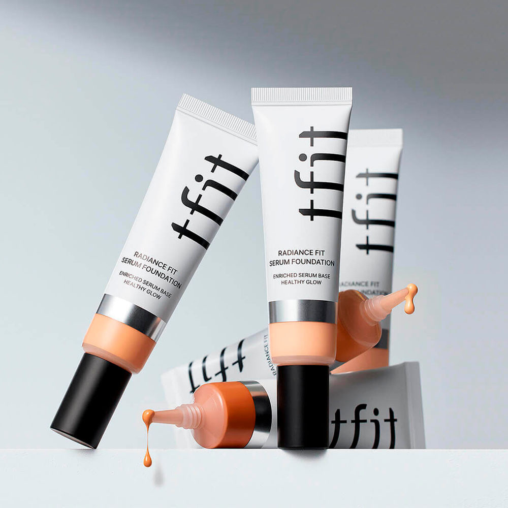 Увлажняющий тональный флюид TFIT Radiance Fit Serum Foundation N1.5 Suede 30гр (Нейтральный Тёмно-Бежевый) - фото2