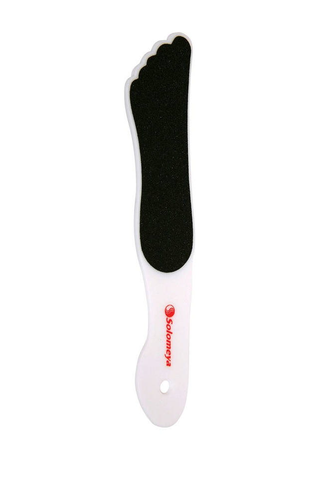 Пилка педикюрная двухсторонняя SOLOMEYA Foot File "Foot shape" 80/150 - фото