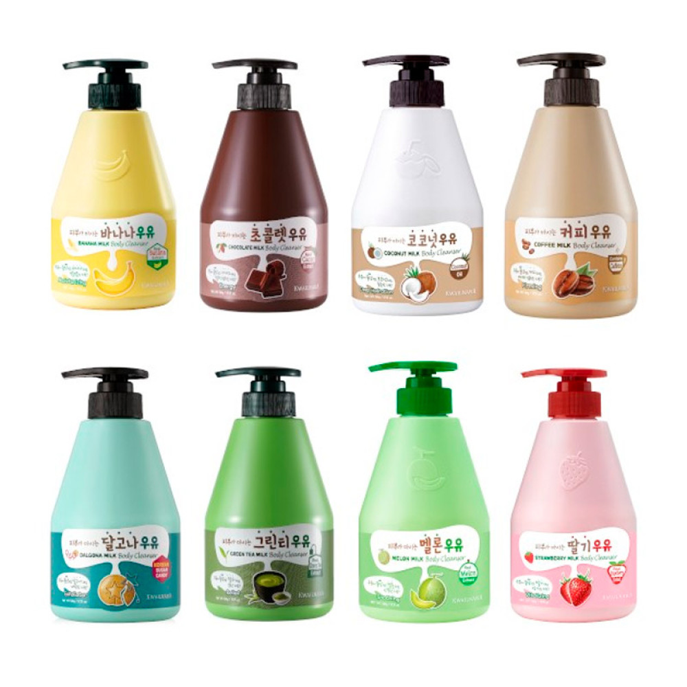 Гель для душа банановый Kwailnara Milk Body Cleanser 560мл - фото