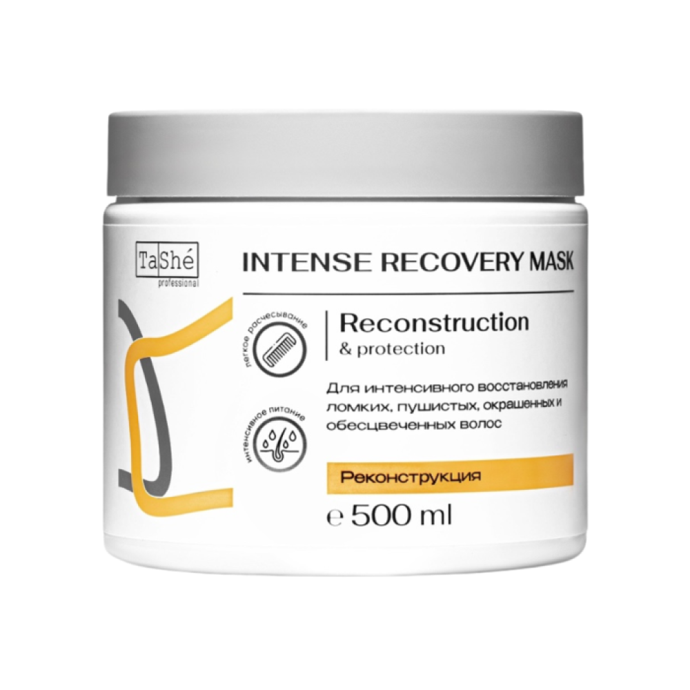 Восстанавливающая маска для волос Intense Recovery Tashe professional 500мл - фото