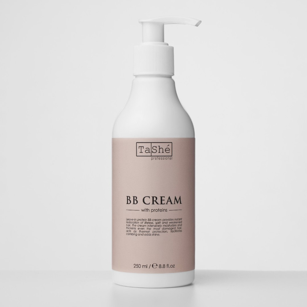 Несмываемый протеиновый BB-крем для волос Tashe professional Leave-in protein BB cream 250мл - фото