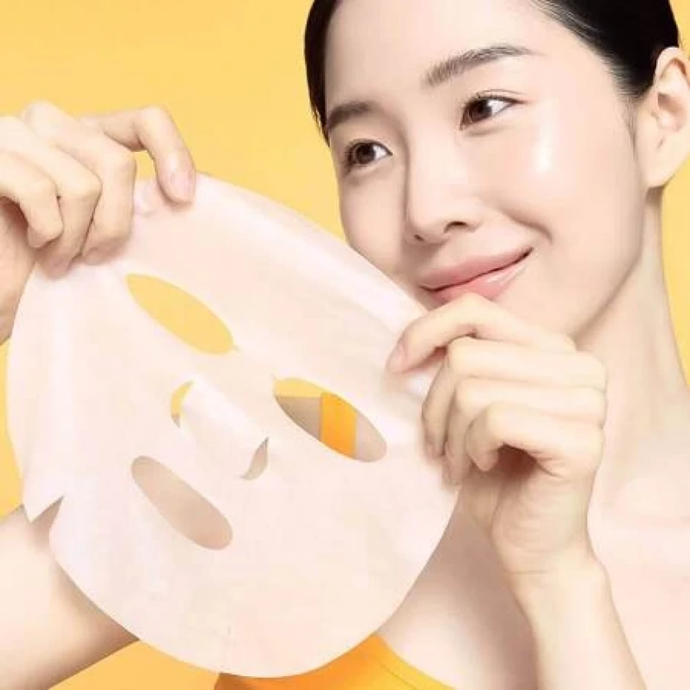 Тканевая маска для выравнивания тона кожи CELIMAX Pore+Dark Spot Brightening Serum Mask 27мл - фото2