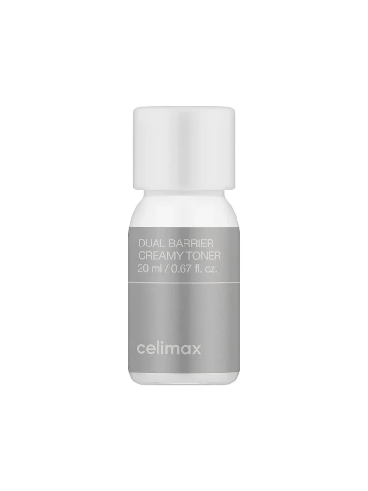 Тонер кремовый  с церамидами миниатюра CELIMAX Dual Barrier Creamy Toner 20мл - фото