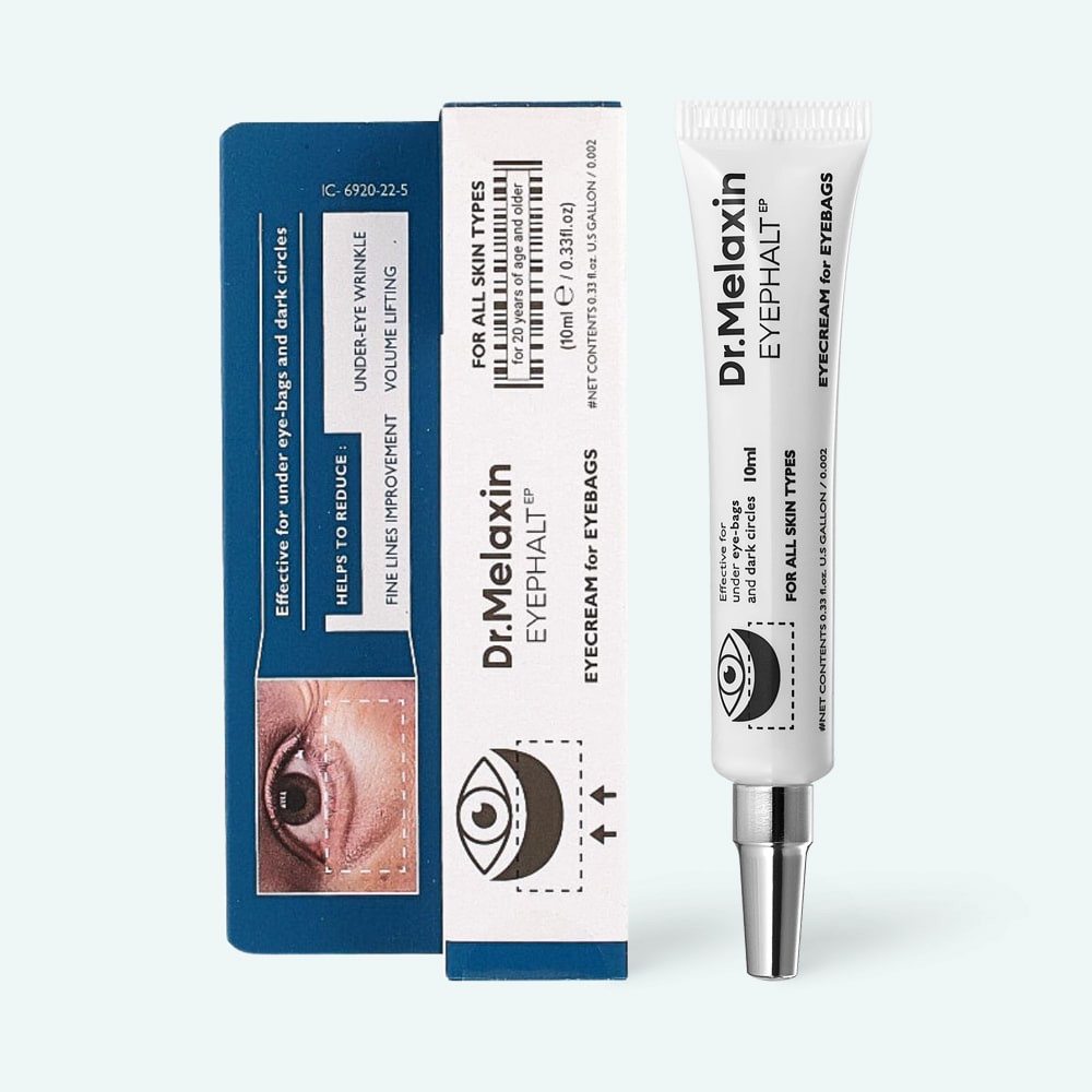 Крем под глаза против морщин и отеков Dr.Melaxin Eyephalt Eyecream for Eyebags 10ml - фото