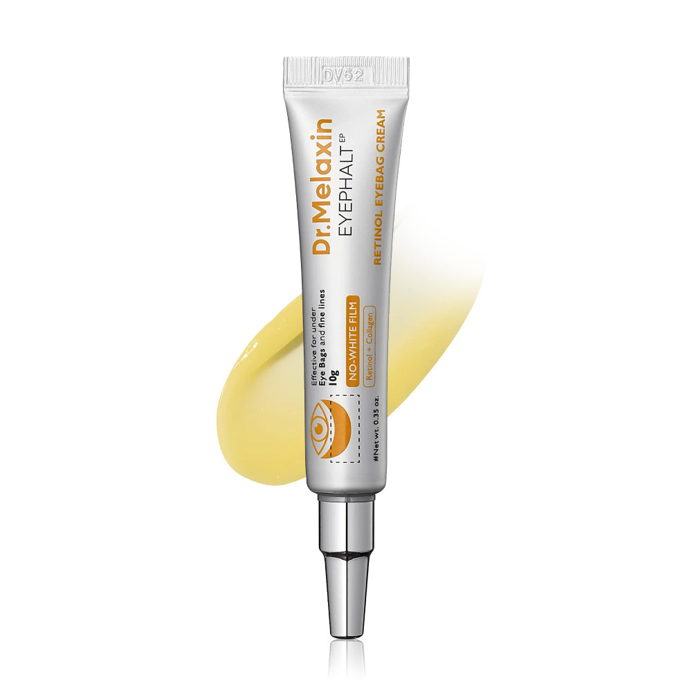 Крем под глаза с ретинолом против морщин и отеков Dr.MELAXIN EYEPHALT RETINOL EYEBAG CREAM 10ml - фото