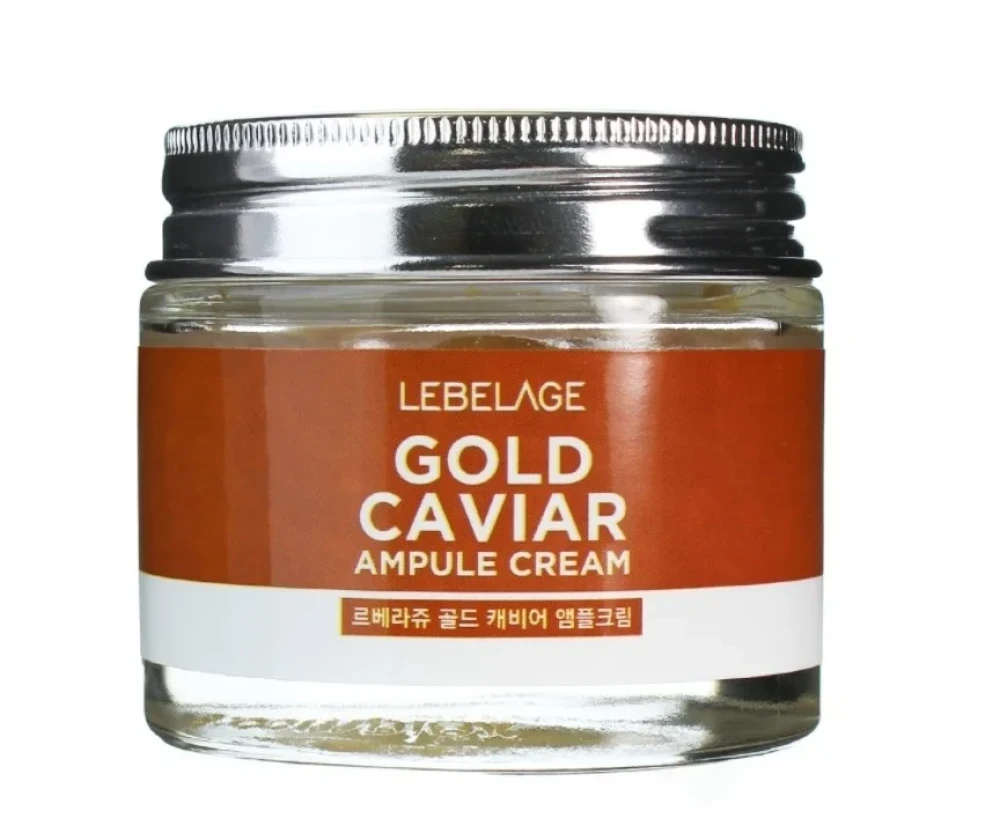 Крем для лица LEBELAGE GOLD CAVIAR AMPOULE CREAM 70ml - фото