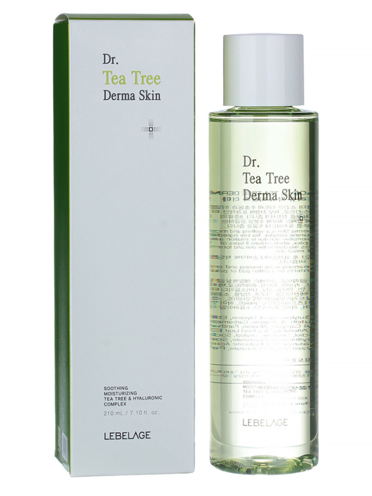 Тонер с экстрактом чайного дерева LEBELAGE Dr. TEA TREE DERMA SKIN 210ml - фото2
