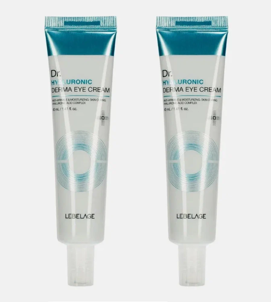 Крем для кожи вокруг глаз с гиалуроновой кислотой LEBELAGE Dr. HYALURONIC DERMA EYE CREAM 40ml - фото2