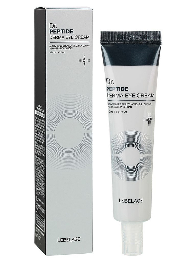 Крем для кожи вокруг глаз с пептидами LEBELAGE Dr. PEPTIDE DERMA EYE CREAM 40ml - фото