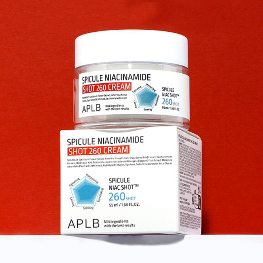 Крем со спикулами и ниацинамидом APLB Spicule Niacinamide Shot 260 Cream 55мл - фото2