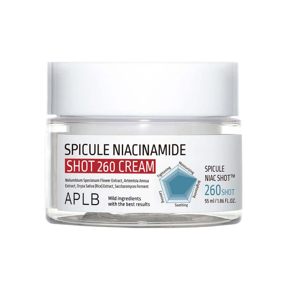 Крем со спикулами и ниацинамидом APLB Spicule Niacinamide Shot 260 Cream 55мл - фото