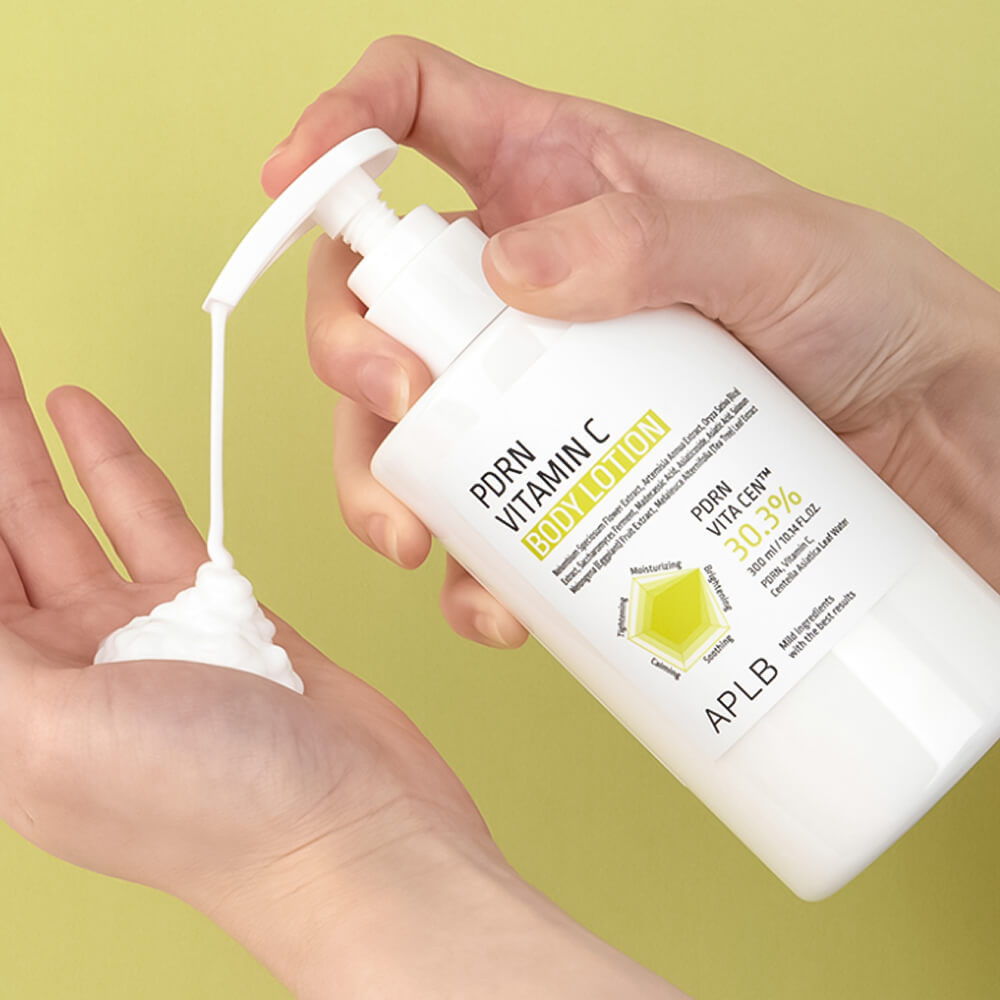 APLB Лосьон для тела с ПДРН PDRN VITAMIN C BODY LOTION 300мл - фото2