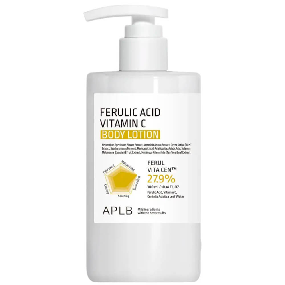 APLB Лосьон для тела с феруловой кислотой FERULIC ACID VITAMIN C BODY LOTION 300мл - фото