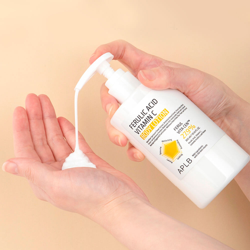 APLB Лосьон для тела с феруловой кислотой FERULIC ACID VITAMIN C BODY LOTION 300мл - фото2