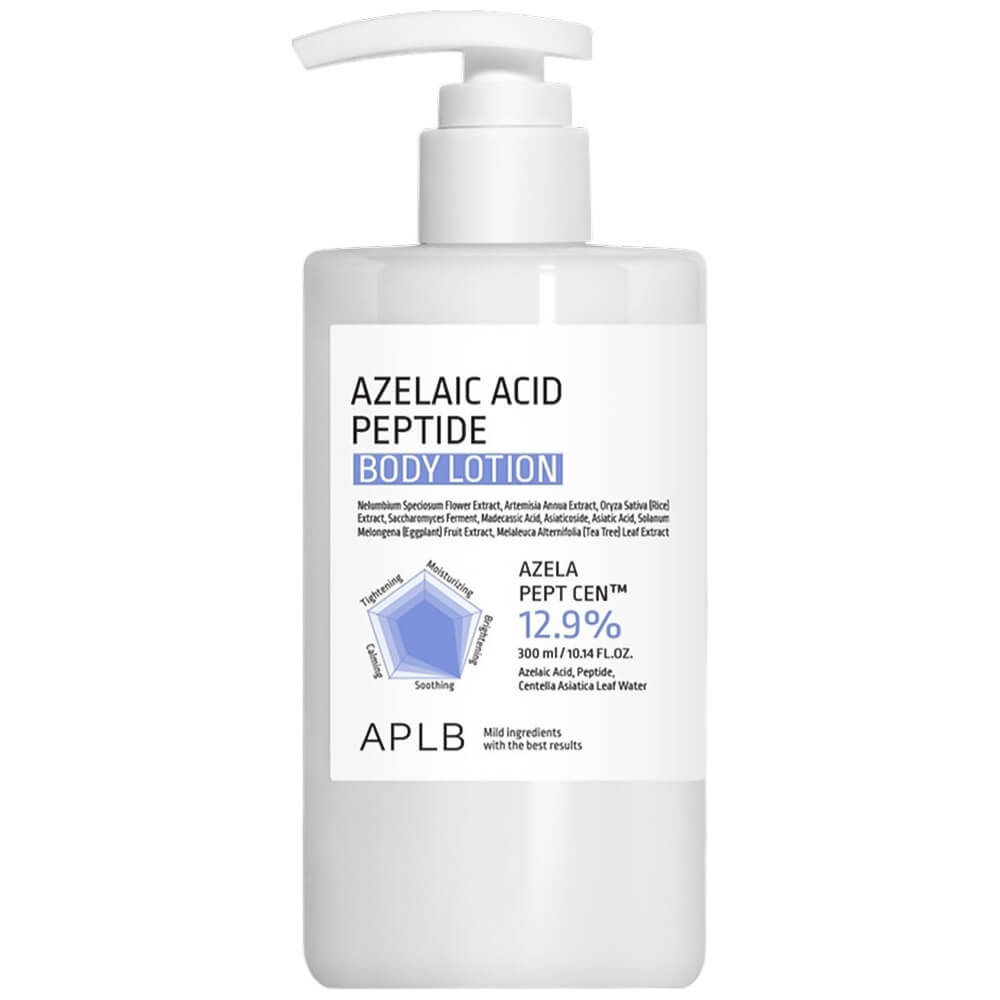 Лосьон для тела с азелаиновой кислотой APLB AZELAIC ACID PEPTIDE BODY LOTION 300мл - фото