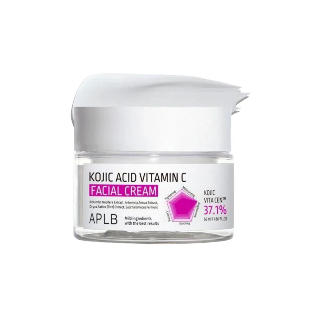 Крем с койевой кислотой и витамином С APLB КKOJIC ACID VITAMIN C FACIAL CREAM 55мл - фото2