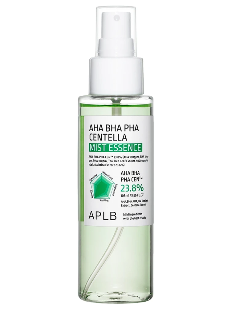Мист с центеллой и кислотами APLB AHA BHA PHA CENTELLA MIST ESSENCE 105мл - фото