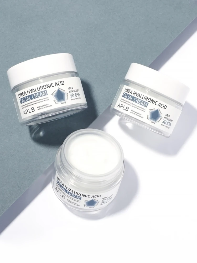Крем для лица с мочевиной и гиалуроновой кислотой APLB  UREA HYALURONIC ACID FACIAL CREAM  55мл - фото2