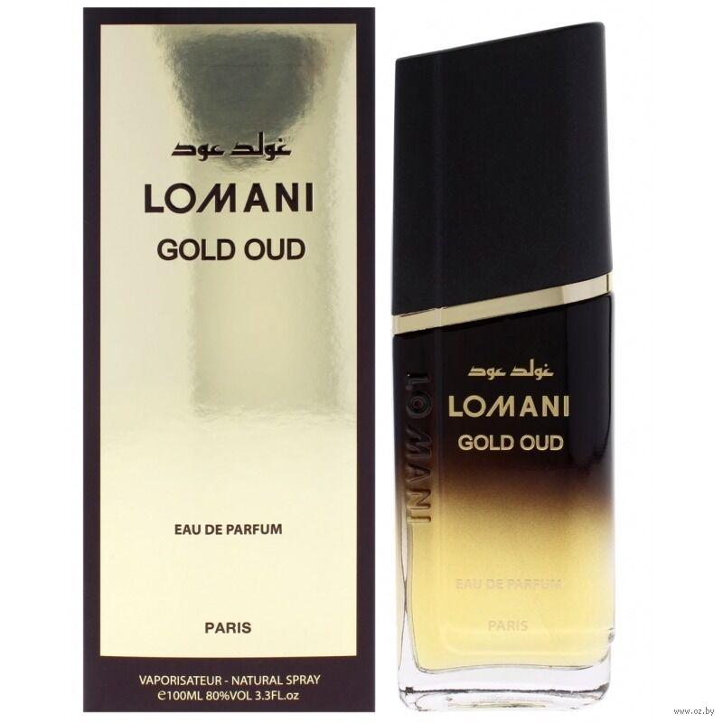 Парфюмированная вода для мужчин Lomani Gold Oud 100мл - фото2
