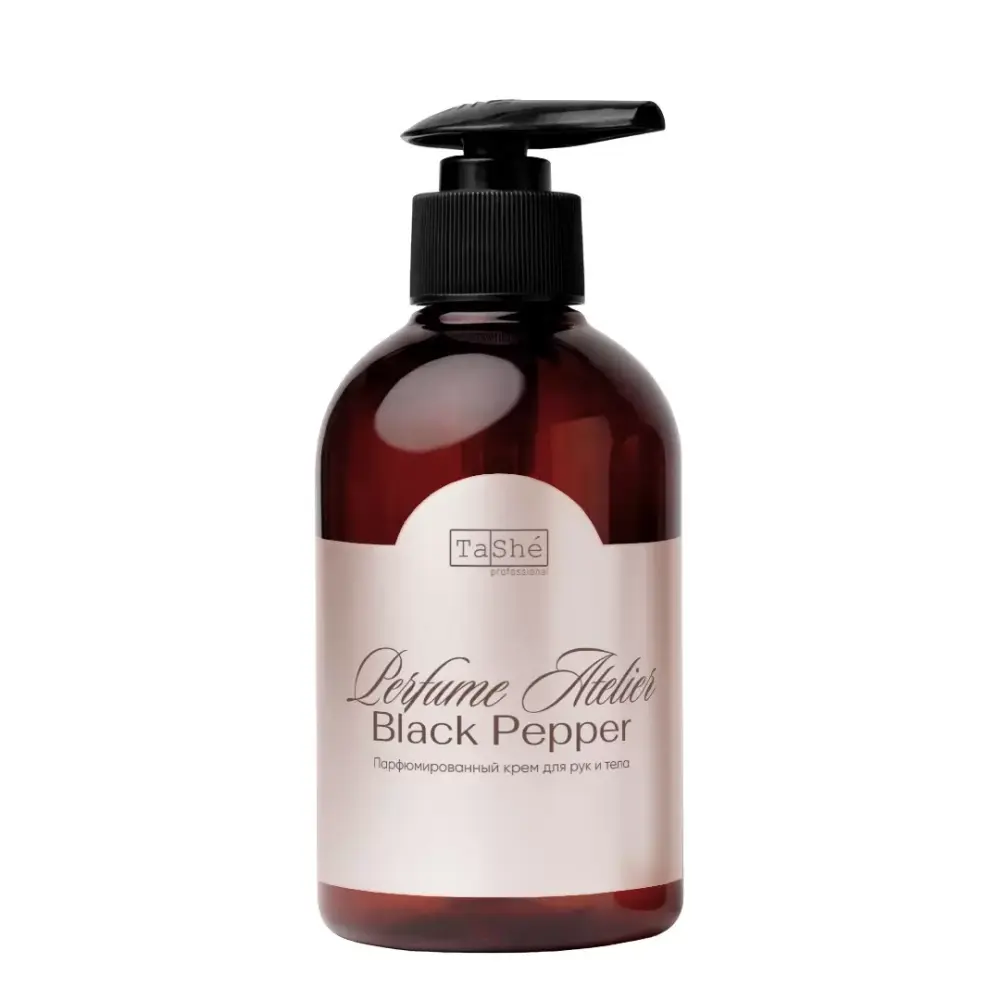 Парфюмированный крем для рук и тела Tashe professional Perfume Atelier Black Pepper Moisturizing Hand and Body Cream 300мл - фото