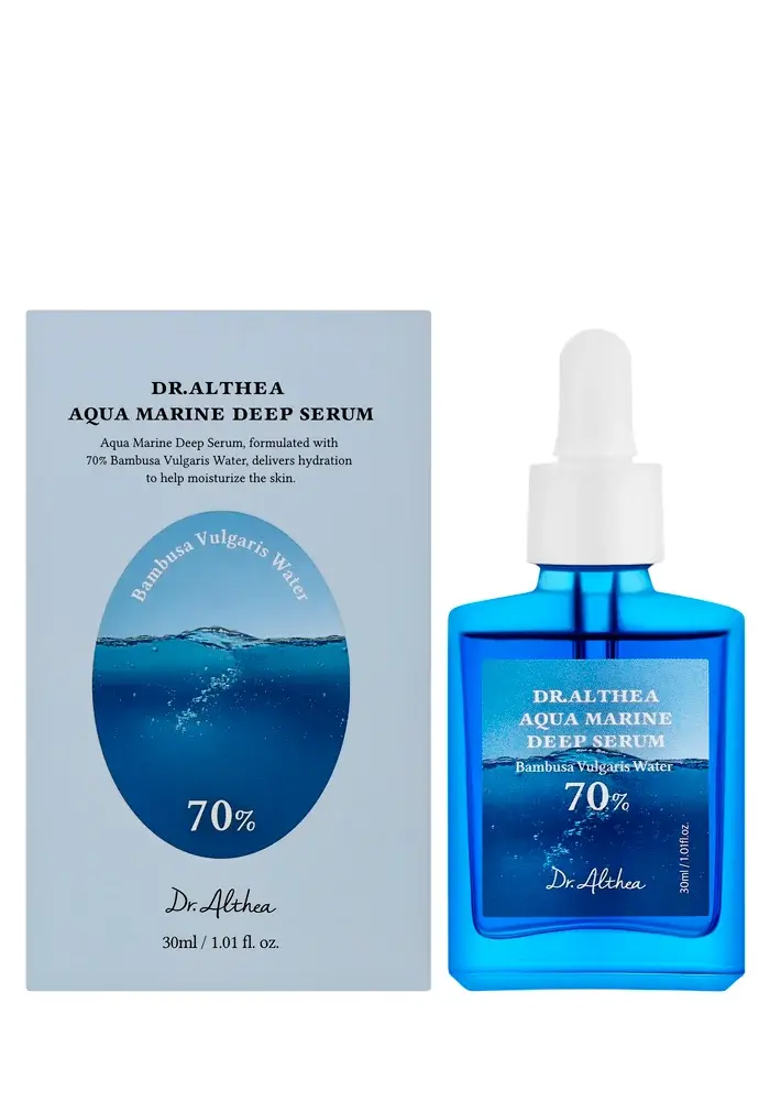 Сыворотка увлажняющая с бамбуком и ПДРН Dr. Althea Aqua Marine Deep Serum 30мл - фото2