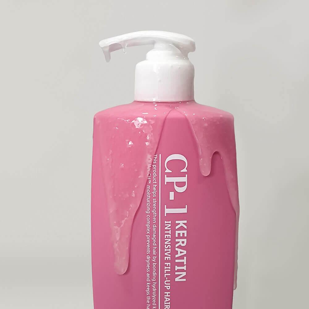 Шампунь с кератином  ВОССТАНАВЛИВАЮЩИЙ Esthetic House CP-1 Keratin Intensive Fill-up Hair Shampoo 500 мл - фото