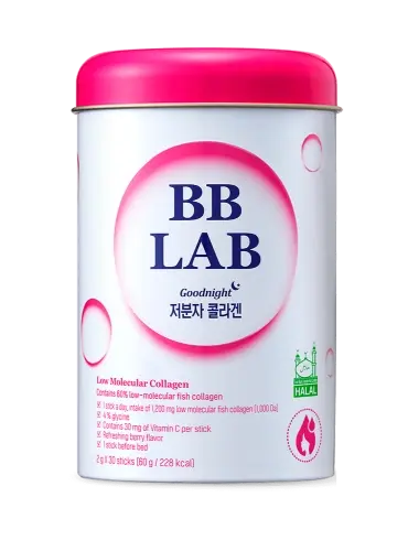 BB LAB БАД к пище "Низкомолекулярный коллаген" («BB LAB Low Molecular Collagen») 30 стик-пакетов по 2г.(железная банка) - фото