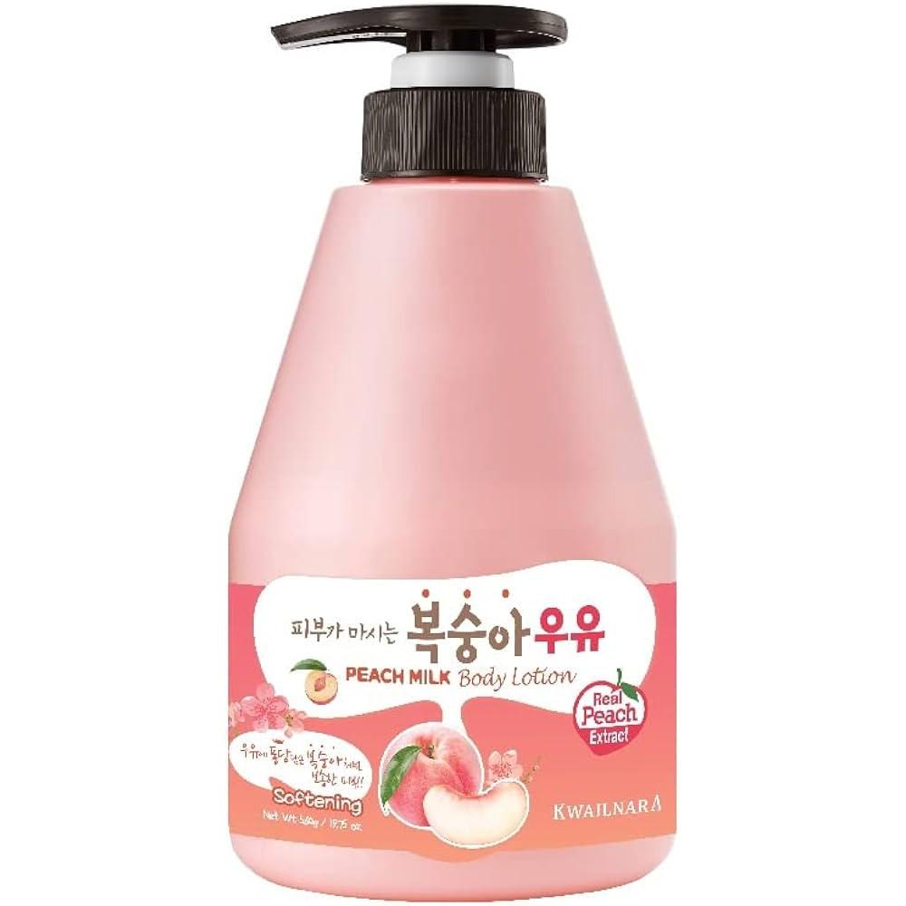 Гель для душа персиковый Kwailnara Peach Milk Body Cleanser 560 мл - фото