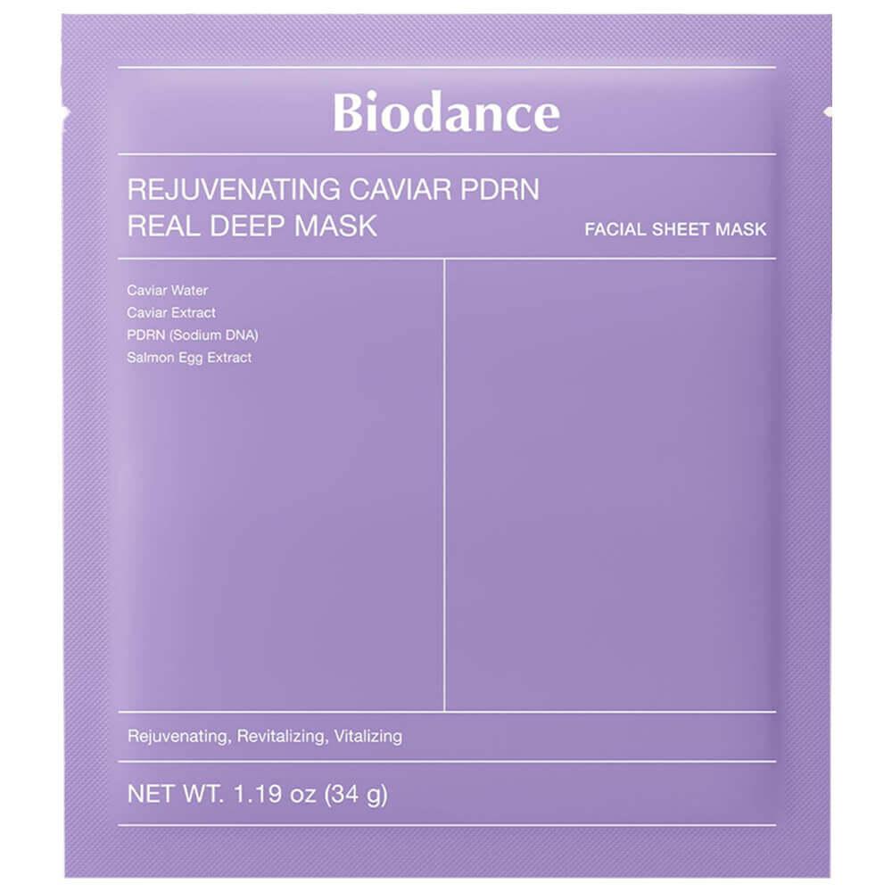 Biodance маска гидрогелевая НОЧНАЯ с ПДРН и икрой Biodance Rejuvenating Caviar PDRN Real Deep Mask 34 гр. - фото