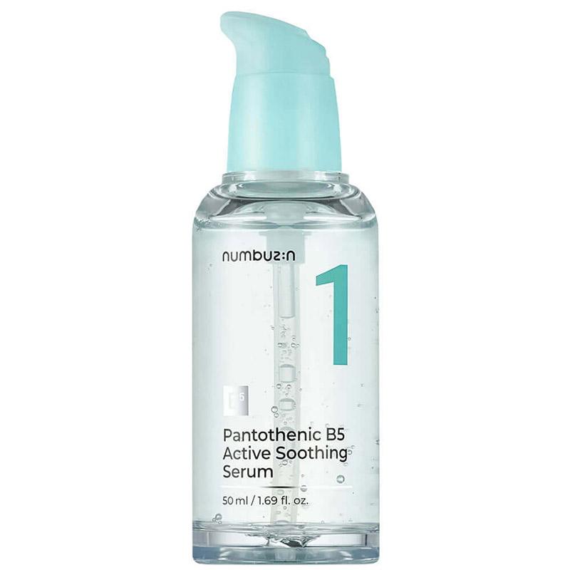 Успокаивающая сыворотка с пантенолом Numbuzin No.1 Pantothenic B5 Active Soothing Serum 50 ml - фото