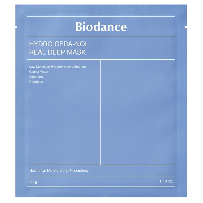 Маска гидрогелевая ночная BIODANCE Hydro Cera-Nol Real Deep Sheet Mask 34 гр - фото