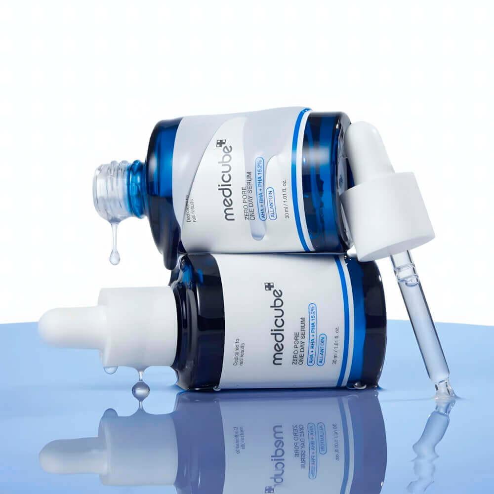 Сыворотка себорегулирующая для лица для сужения пор Medicube Zero Pore One Day Peptide Serum 30мл - фото2