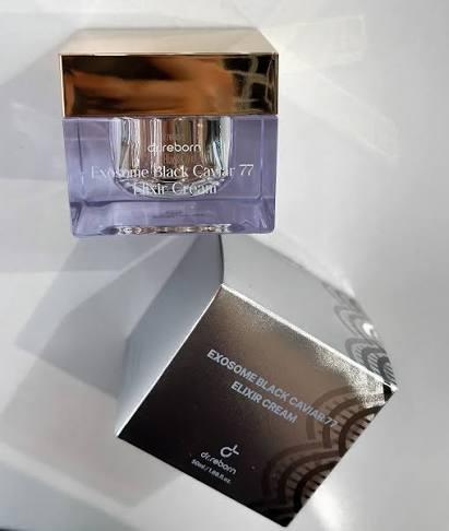 Крем-эликсир с экзосомами и черной икрой DR.REBORN EXOSOME BLACK CAVIAR 77 ELIXIR CREAM 50мл - фото2