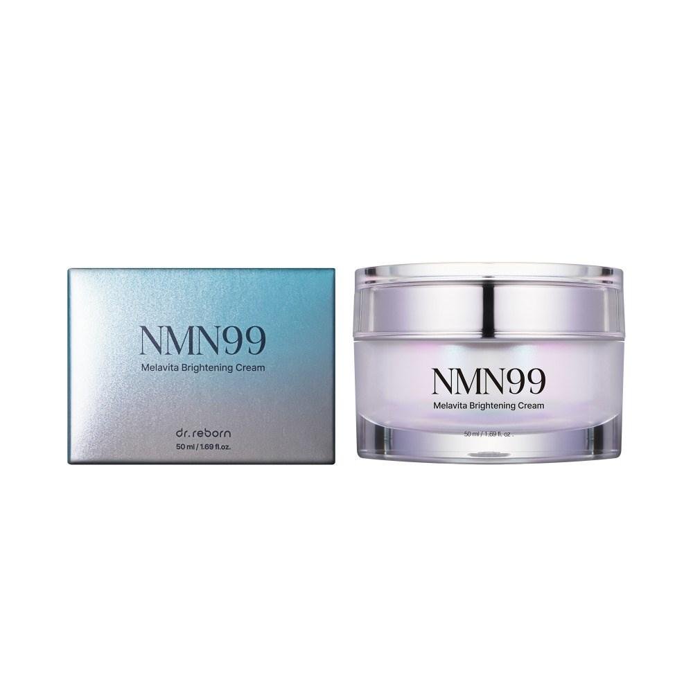 Антивозрастной крем для лица осветляющий Dr.Reborn Melavita Brightening Cream NMN99 40мл - фото2