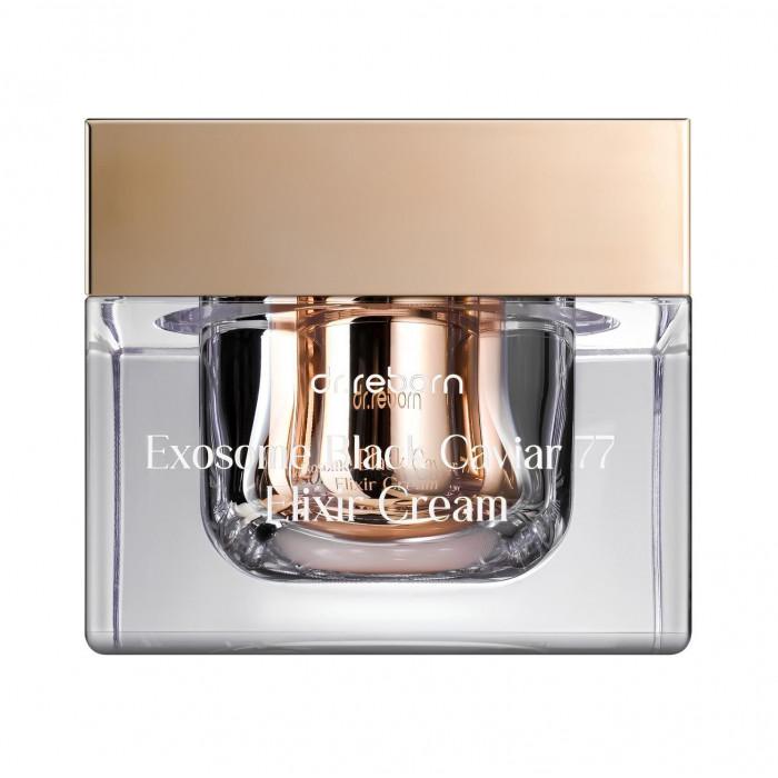 Крем-эликсир с экзосомами и черной икрой DR.REBORN EXOSOME BLACK CAVIAR 77 ELIXIR CREAM 50мл - фото