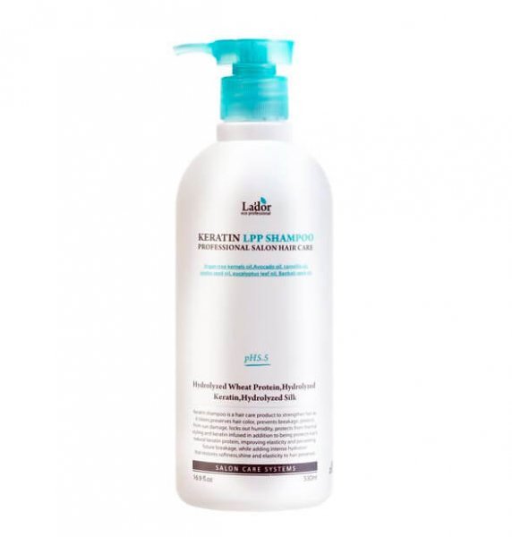 Профессиональный шампунь с кератином LADOR Keratin LPP Shampoo 530ml - фото