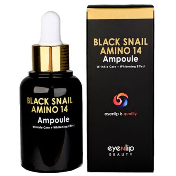 Сыворотка для лица EYENLIP Black Snail Amino 14 Ampoule,30 мл - фото2