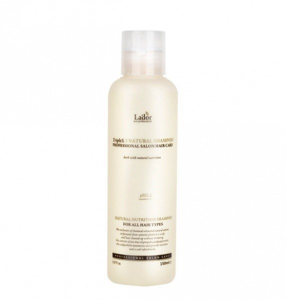 Шампунь с натуральными ингредиентами LADOR Triplex Natural Shampoo 150ml - фото