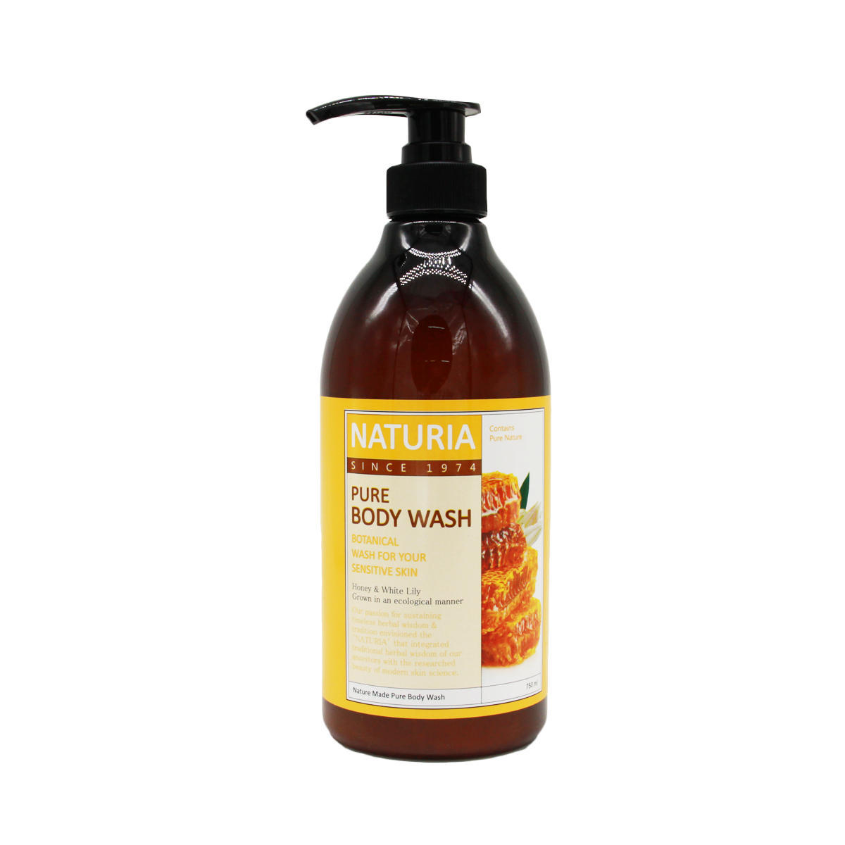 Гель для душа  Naturia Pure Body Wash Honey & White Lily 750ml - фото