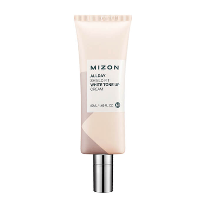 Отбеливающий увлажняющий крем для лица All day Shieldfit White Tone Up Cream MIZON 	 - фото
