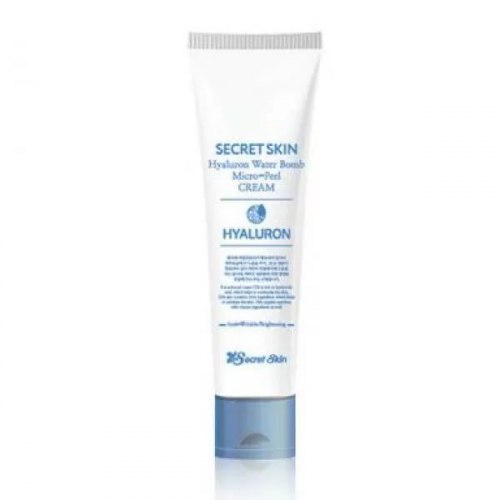 Крем для лица с гиалуроновой кислотой SECRET SKIN Hyaluron Water Bomb Micro-Peel Cream, 70 мл - фото