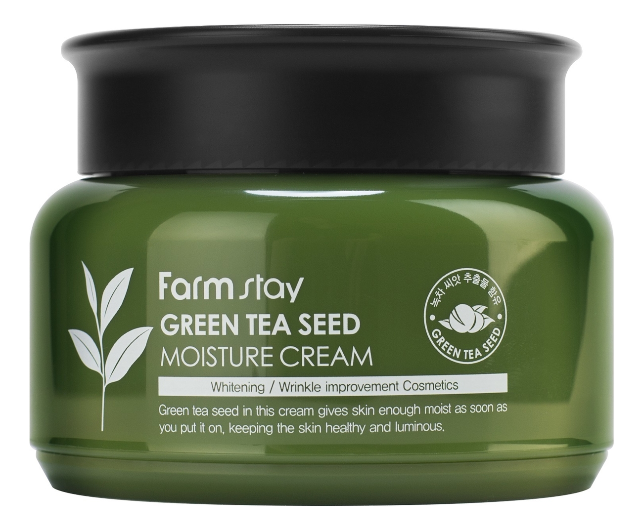 Крем увлажняющий с семенами зеленого чая FarmStay Green Tea Seed Moisture Cream, 100ml - фото