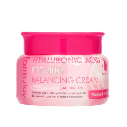 Крем балансирующий с гиарулоновой кислотой FarmStay Hyaluronic Acid Premium Balancing Cream, 100g - фото